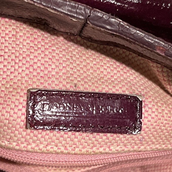 Dooney & Bourke Glossy Burgundy Shoulder Bag - Picture 11 of 15